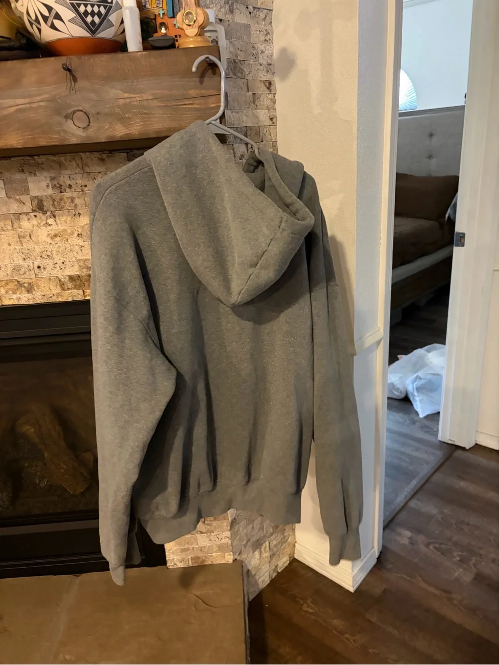 The North Face Heather Gray Pullover Hoodie